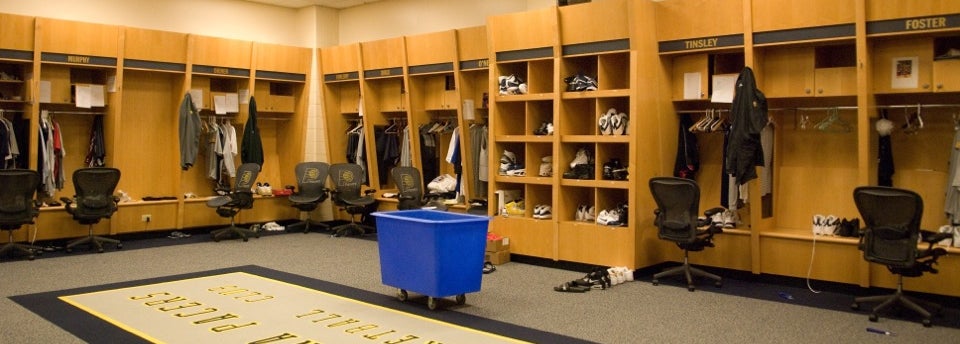 pacers locker room