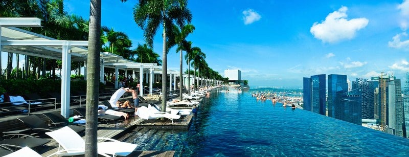 marina bay sands,additive architect marina bay sands hotel is one of 50 best swimming pools in the