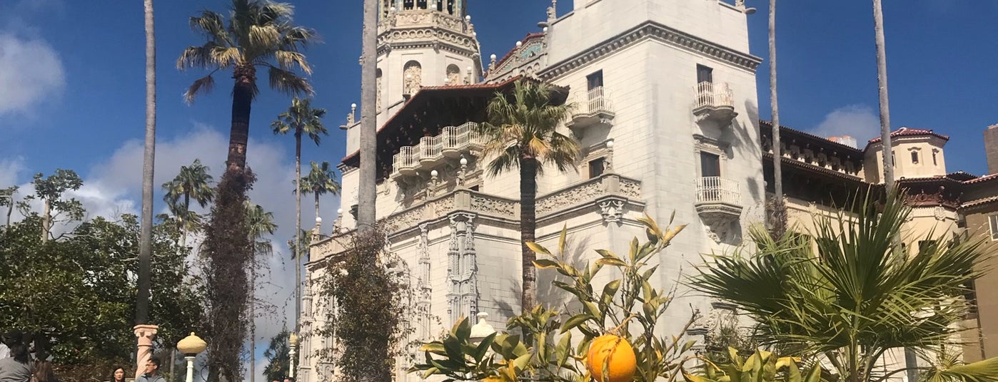 hearst castle is one of cali roadtrip.