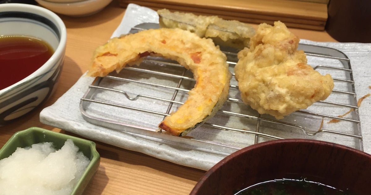 天ぷら定食 まきの ラポルテ芦屋店 兵庫県 こころから