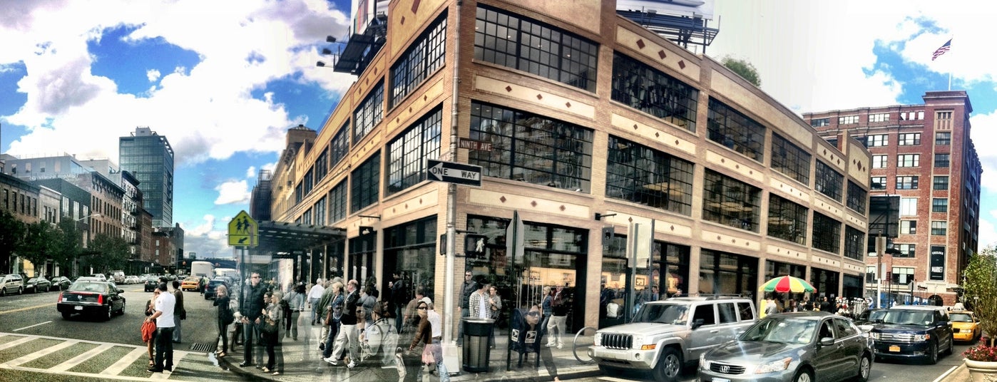 apple west 14th street is one of new york city.