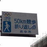 東京オリンピック(1964) 50km競歩折り返し点
