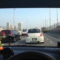Photo taken at Johor-Singapore Causeway by Aik on 8/18/2012