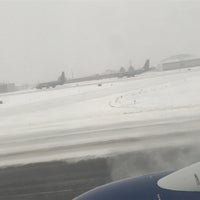 Photo taken at Salt Lake City International Airport Employee Parking Shuttle Stop (E-1) by Amy A. on 2/23/2018