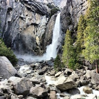 Photo taken at Lower Yosemite Falls by Kate G. on 3/26/2013
