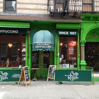 Photo taken at Caffe Reggio by Esra Y. on 3/24/2013