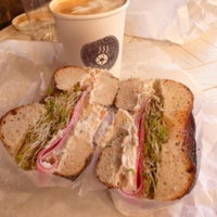 Photo taken at Black Seed Bagels by HISASHI A. on 7/13/2015