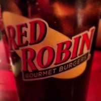 Photo taken at Red Robin Gourmet Burgers and Brews by Lisa M. on 9/15/2012