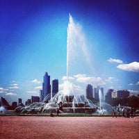 Photo taken at Clarence Buckingham Memorial Fountain by Get S. on 7/28/2013