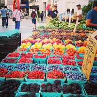 Photo taken at Union Square Greenmarket by Donny T. on 7/24/2013
