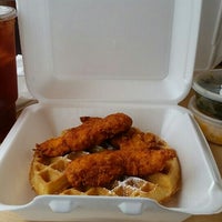 country style chicken and waffles