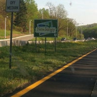 New Jersey/Pennsylvania Border - Border Crossing in Delaware Water Gap