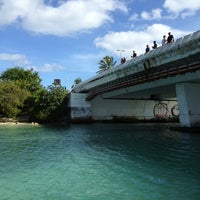 Photo taken at Puente Nichupté by Mariolis on 12/26/2012