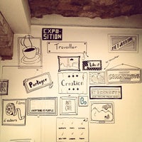 Photo taken at L&amp;#39;AntiCafé by Hélène P. on 7/9/2013