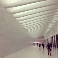 Photo taken at World Trade Center Transportation Hub (The Oculus) by Michelle D. on 10/29/2013