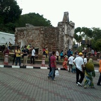 Photo taken at Porta De Santiago (A Famosa Fortress) by zamry b. on 6/3/2013