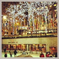 Photo taken at The Rink at Rockefeller Center by Yana Y. on 4/3/2013