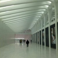 Photo taken at World Trade Center Transportation Hub (The Oculus) by Bob D. on 10/24/2013
