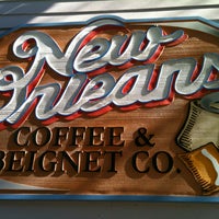 Photo taken at New Orleans Coffee &amp; Beignets by P M. on 1/4/2013