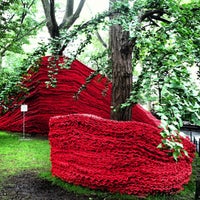 Photo taken at Madison Square Park by Sara D. on 5/28/2013