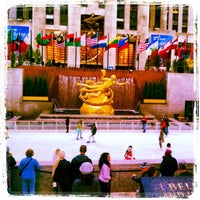 Photo taken at The Rink at Rockefeller Center by Darold C. on 10/16/2012