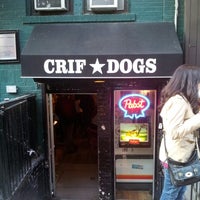 Photo taken at Crif Dogs by **Heath** on 4/6/2013