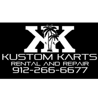 Image result for kustom cart rentals logo st simons