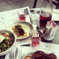 Photo taken at Jack&amp;#39;s Wife Freda by Meg A. on 7/26/2013