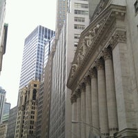 Photo taken at Wall Street Public Courtyard by Nadia N. on 4/20/2013