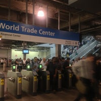 Photo taken at World Trade Center Transportation Hub (The Oculus) by Andrew A. on 7/9/2013