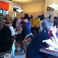 Photo taken at Café Gitane by Jenna K. on 5/22/2013