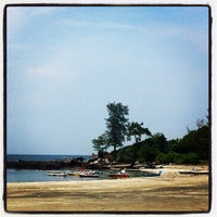 Photo taken at Tanjung Balau Beach by ダーりーン⚜Darleen Tan on 6/4/2013