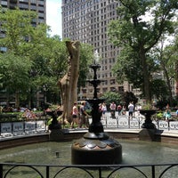 Photo taken at Madison Square Park by Dylan P. on 7/4/2013