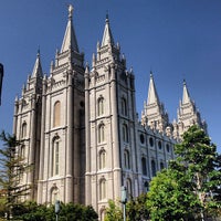 Photo taken at Temple Square by Addam H. on 7/18/2013