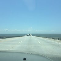 Photo taken at The Hump of the Lake Pontchartrain Bridge by Merrie F. on 8/7/2015