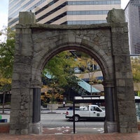 Photo taken at Burke Building Arch by C.Y. L. on 10/3/2013