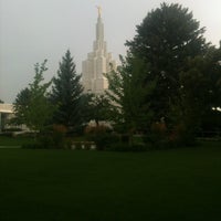 Photo taken at Idaho Falls Temple by Michael C. on 7/30/2013