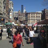 Photo taken at Union Square Greenmarket by Erica L. on 4/5/2013