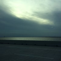 Photo taken at The Hump of the Lake Pontchartrain Bridge by Christian S. on 8/21/2014