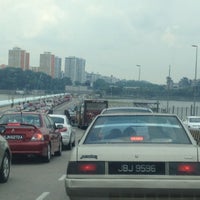 Photo taken at Johor-Singapore Causeway by Farisha Nur Iman &amp;. on 4/29/2012