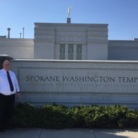 Photo taken at Spokane Washington Temple by Jeff S. on 8/22/2015