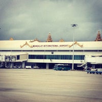 Photo taken at Mandalay International Airport (MDL) by Rahmad D. on 10/26/2013