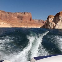 Photo taken at Wahweap Marina, Lake Powell by Cecile D. on 8/21/2012