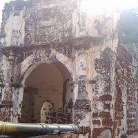Photo taken at Porta De Santiago (A Famosa Fortress) by aH F. on 8/18/2012