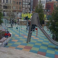 Photo taken at Union Square - Evelyn&amp;#39;s Playground by Helen L. on 12/21/2010
