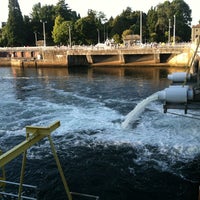 Photo taken at Lake Washington Ship Canal Fish Ladder by Marcus G. on 8/26/2012
