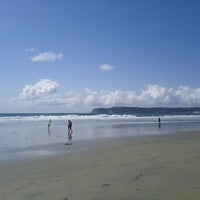 Photo taken at Coronado Beach by Rachelle M. on 2/19/2012