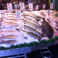 Photo taken at Pike Place Fish Market by Cory B. on 3/5/2012