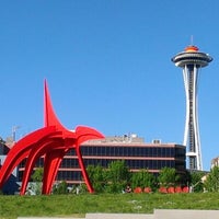 Photo taken at Olympic Sculpture Park by Jennifer W. on 5/15/2012