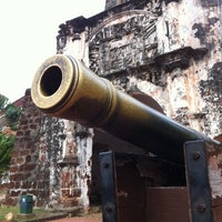Photo taken at Porta De Santiago (A Famosa Fortress) by Cindy O. on 9/1/2012